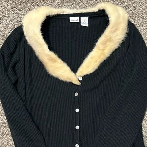 North Crest Faux Fur Cardigan